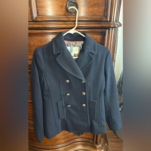 Banana Republic Women's Navy Peacoat Excellent Condition